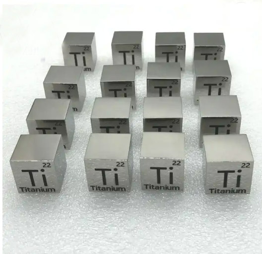 Polished Cutting Grade 5 Titanium Cubes